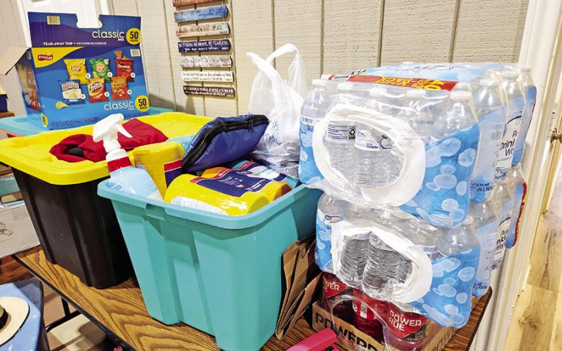 The community donated hundreds of necessities ahead of the mission trip Photo by Nicole Kimball