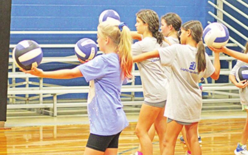 HB hosts volleyball, basketball camps