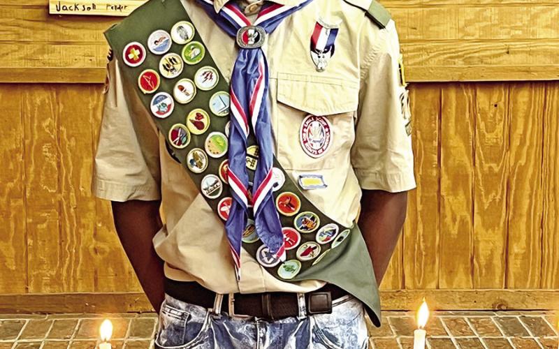 Jones honored at Eagle Scout ceremony for exemplary achievements
