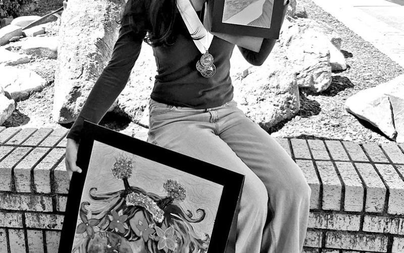 Eighth grader Mariangel Mora’s entry was chosen as the overall winner for the entire area. Courtesy Photos