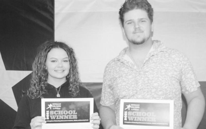 Hannah Harvill and Sam Brown