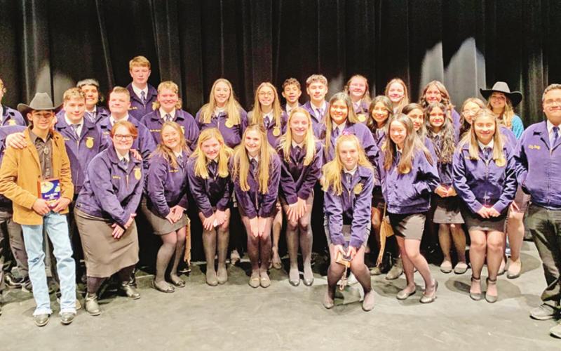 MPHS FFA at the Area Convention COURTESY PHOTOS