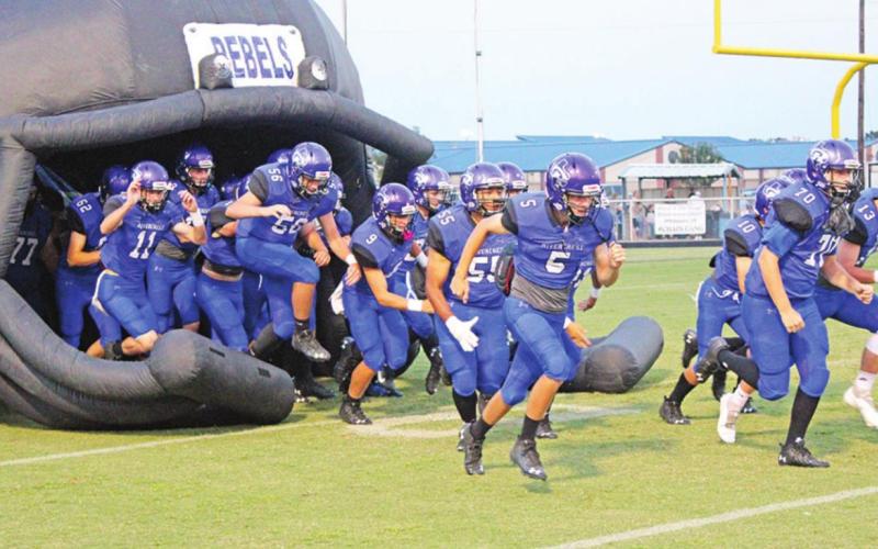 The Rivercrest Rebels are anticipated to remain with current district opponents Alba-Golden, Como-Pickton, Cooper and Honey Grove, with Quinlan Boles expected to join the new district. TRIBUNE PHOTO / QUINTEN BOYD