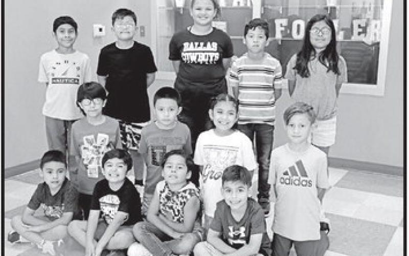 Vivian Fowler (L to R): 1st Row: Alex Garcia, Bruno De La Hoya, Mariyna Beam, Luis Aspeitia, Crystal Flores. 2nd Row: Aaron Mendoza, Jacob Sanchez, Zuly Zuniga, Landon Blackburn 3rd Row: Joshua De La Cruz, Bruno Gomez, Alan Villanueva, Christian Carrero.