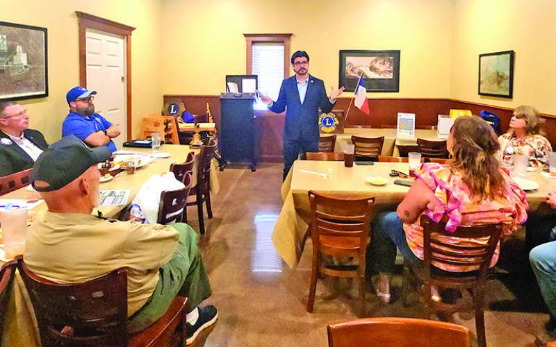 Texas representative talks about latest state updates at local Lion’s Club