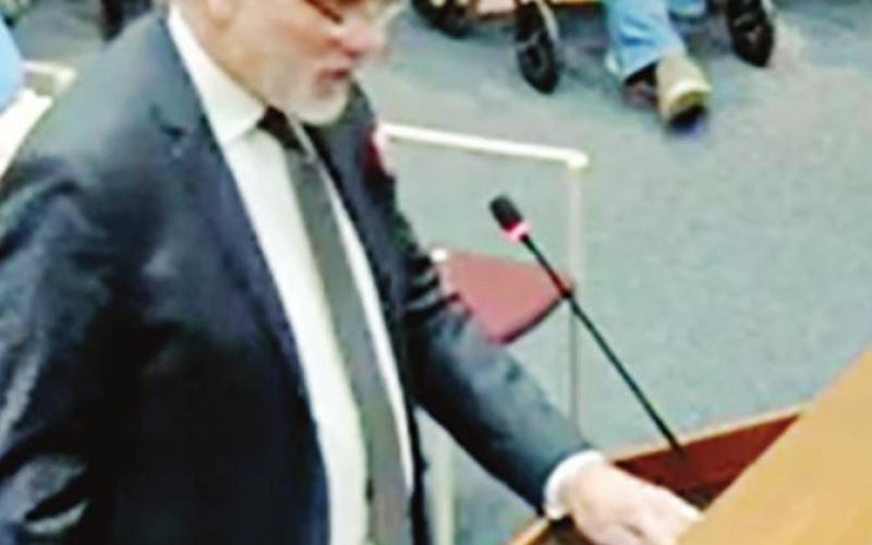 Mark Bowers of Kimley-Horn presents the MP 2040 plan to the City Council. COURTESY PHOTO