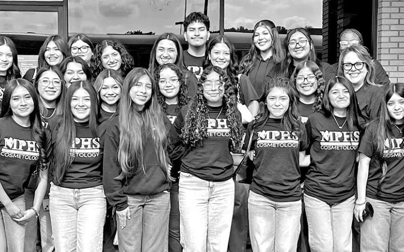 MPHS Cosmetology students at Armstrong McCall in Longview Courtesy Photo