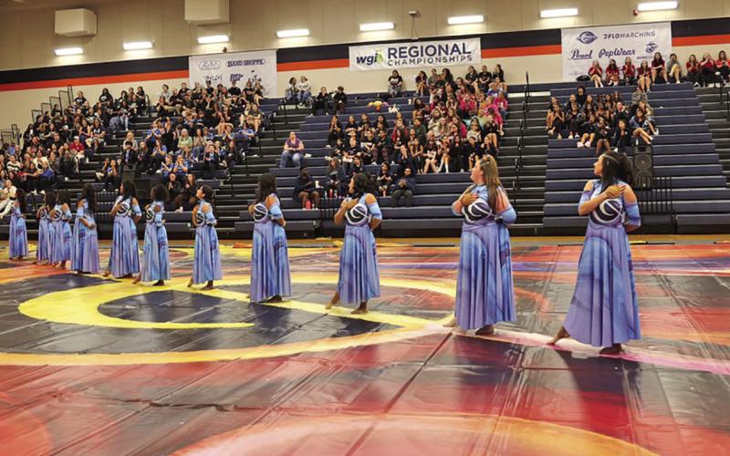 MPHS JVA Winter Guard hits their ending PHOTOS BY MPHS PHOTOGRAPHY STUDENTS JOSELINE ALMAZAN AND SOFIA ESTRADA-AYALA