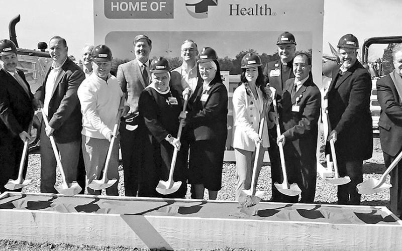 CHRISTUS breaks ground with purple sand on March 6