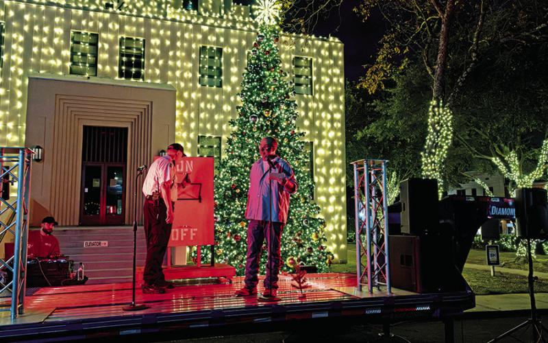 Tree lighting commences holiday season