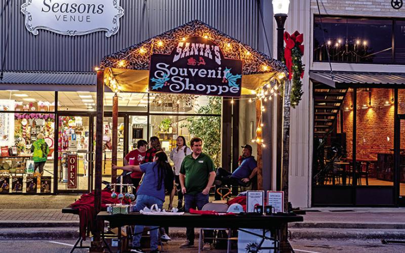 Tree lighting commences holiday season