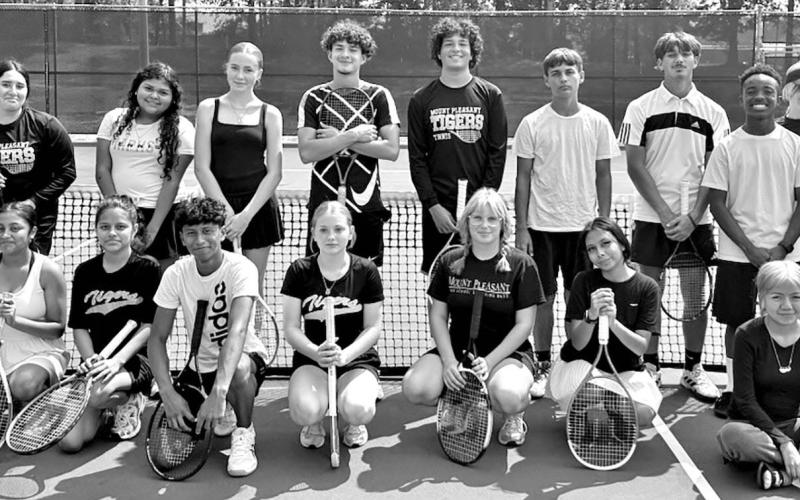 Mount Pleasant High School tennis team plays in first tournament of the season