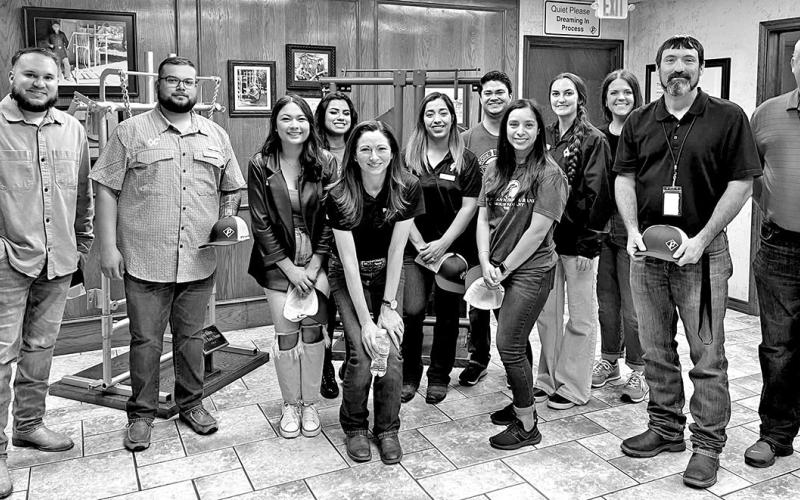 The Mount Pleasant Chamber of Commerce’s 2023 Leadership Class celebrated Economic Development Day last week with tours of several local businesses: Sweet Shop USA, Priefert Manufacturing, Diamond C Trailers, Local Bounti, Pilgrims and Chick-fil-A. The Mount Pleasant EDC wishes to thank all the businesses who participated. COURTESY PHOTO
