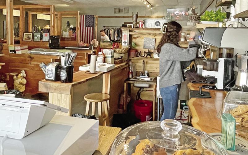 A first step inside the door of Thrifting and CO.ffee greets you with the aroma of freshly brewed coffee and unique items to satisfy your shopping needs. TRIBUNE PHOTO / RYLEIGH STEGALL