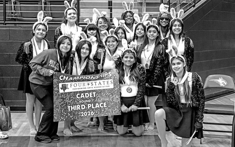 The Mount Pleasant Junior High JV Winter Guard Courtesy Photos