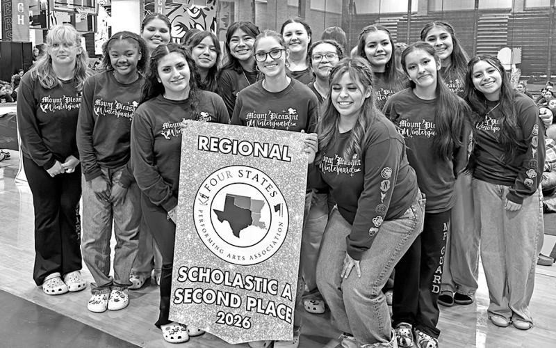 The Mount Pleasant High School Varsity Winter Guard Courtesy Photos