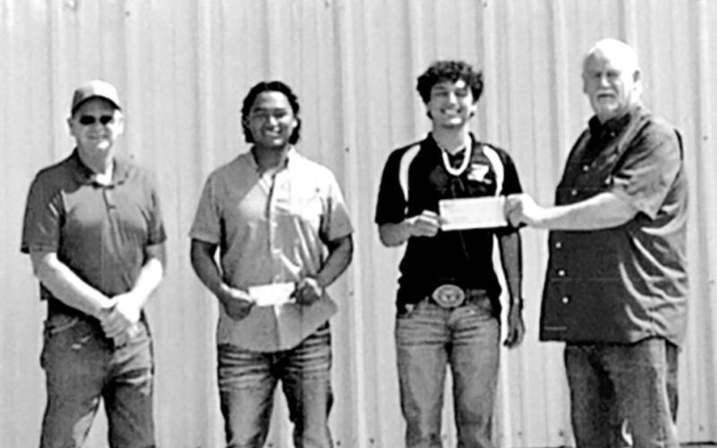 (L to R) Tim Davis, Jose Flores, Jose Padilla (Award recipient), &amp;amp; Erman Hensel COURTESY PHOTO