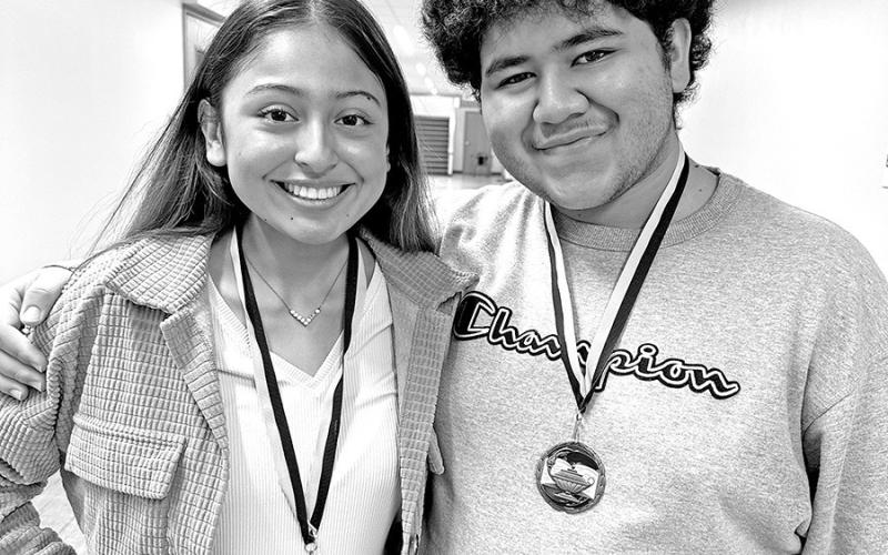 Angelina Hernandez and Anthony Orellana COURTESY PHOTO