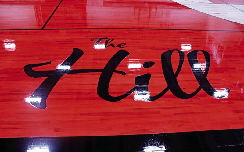 Work done over the summer paid off with a beautiful gym floor at Chapel Hill ISD. Fans, players, coaches and more will enjoy the new look beginning this school year. COURTESY PHOTOS