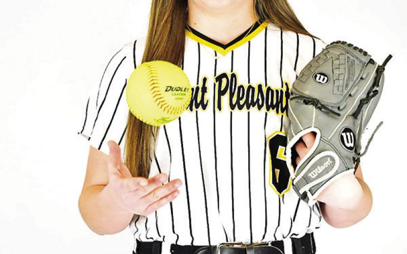 In their final home game of the season, Mount Pleasant softball sent off seniors Paris Beard, Jordyn Hargrave and Jenna Cook with a 5-3 win over Texas High. Mount Pleasant will meet Huntsville in a rematch of last season’s bi-district matchup in a best of three series at Waxahachie High School. Game one will be at 5 p.m. Friday, game two will follow at 7 p.m. and, if necessary, game three will be at noon Saturday. COURTESY PHOTO