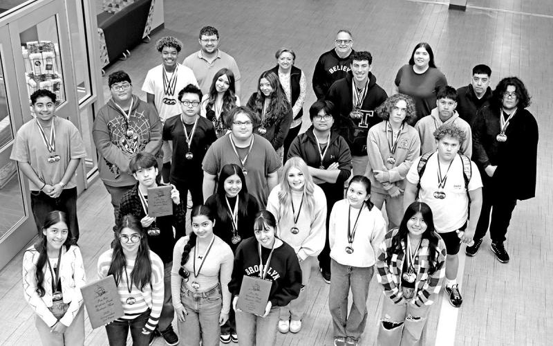 Members of the MPHS UIL Academic teams Courtesy Photo