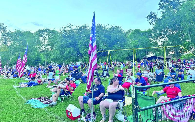 Texans from all over gathered in Talco on July 4th for their renowned fireworks show PHOTO COURTESY OF NATHANIEL MORAN