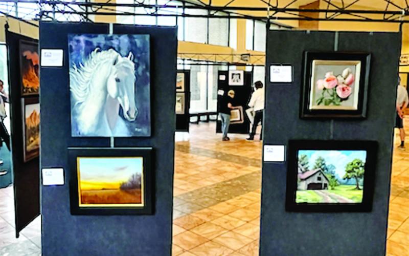 Mount Pleasant Art Society show on display in Whatley