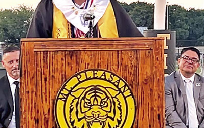 Salutatorian Alessandro Greco