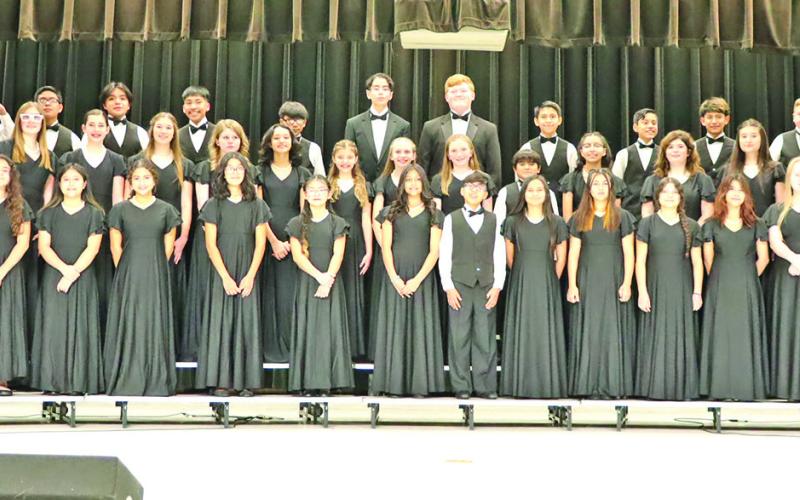 Jr. High and High School Chorale COURTESY PHOTO