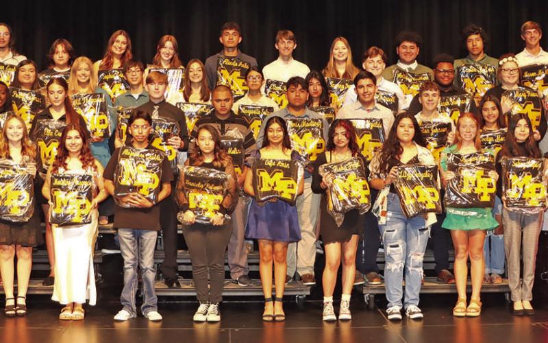 MPHS Academic Blanket Award recipients COURTESY PHOTO