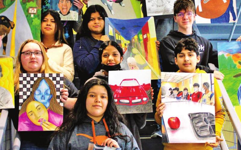 Students who scored a 4 and earned a gold medal at the contest