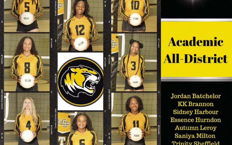 Alt Text for ImageLady Tigers have nine players honored on all-district team