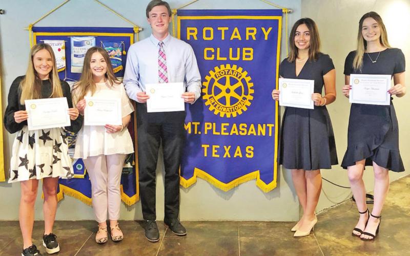 Rotary students of the month celebrated