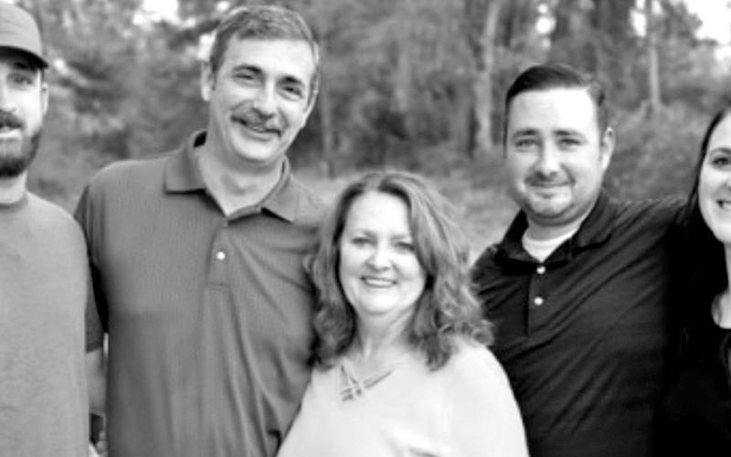 Pictured (left to right): Jacob, a Wildlife Biologist; Bill, her husband; Jackie; Bill, a Flight Paramedic; and Sarah, a Financial Manager. COURTESY PHOTO