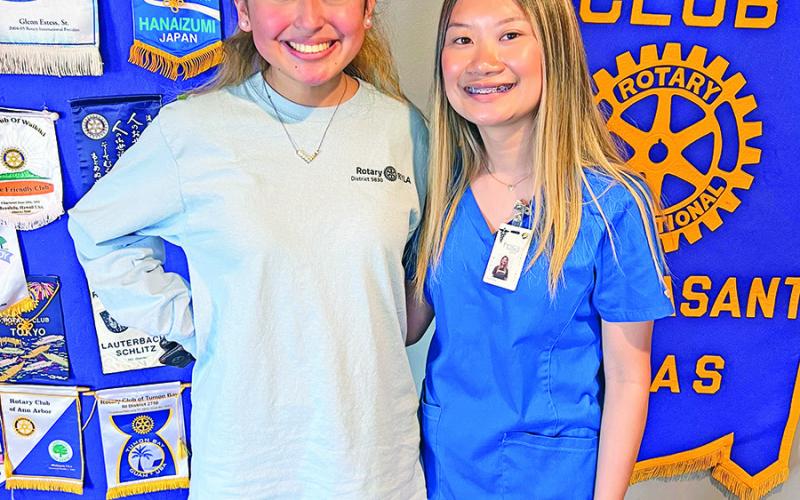 2023 MPHS RYLA participants, Angelina Hernandez and Cecilia Phan