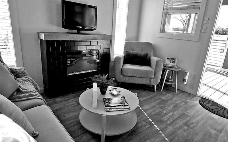 Over a dozen tiny homes at Twin Lakes can be rented