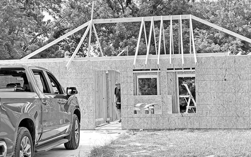 Jaycie Reyes forever home is currently under construction. All proceeds from the golf tournament will be used to purchase materials to complete the home for her family. COURTESY PHOTO