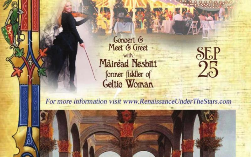 Winnsboro Center for the Arts holds Renaissance event featuring Celtic Fiddler Máiréad Nesbitt