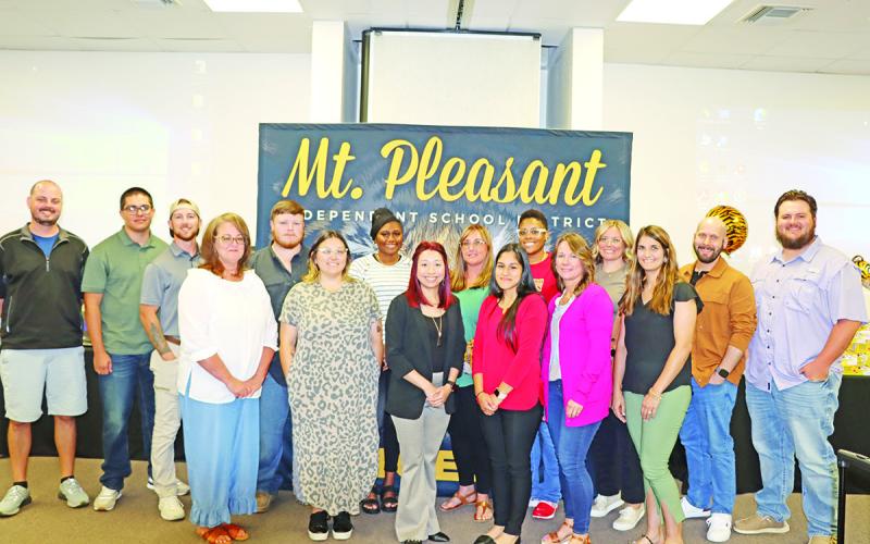 Mount Pleasant High School - Front Row (left to right): Karen Bates, Jaden Marin, Stephanie Deciga, Lucero Rocha, Sherri Howard, Brelee Lawings COURTESY PHOTOS