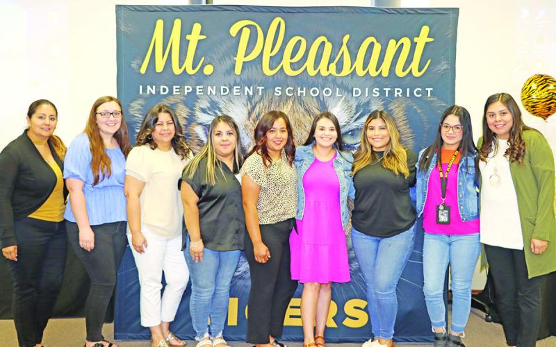 Vivian Fowler Elementary (left to right) Bianca Lugo, Kasey Gibson, Sisi Aguilar, Dulce Dominguez, Sonya Mata, Edith Moreno, Itzel Vargas, Camailyn Vega-Alicea, Cendy Zuniga