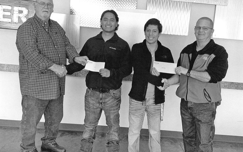 Pictured are Erman Hensel-President, Jose Flores, Christian Flores and Tim Davis-Secretary/Treasurer. COURTESY PHOTO
