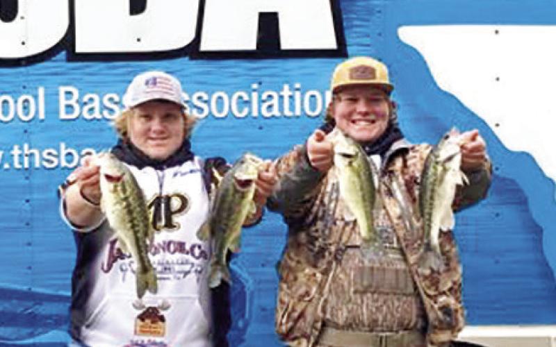 Clayton Miller and Rolston Morton with their 4 fish weighing 6.31 lbs.