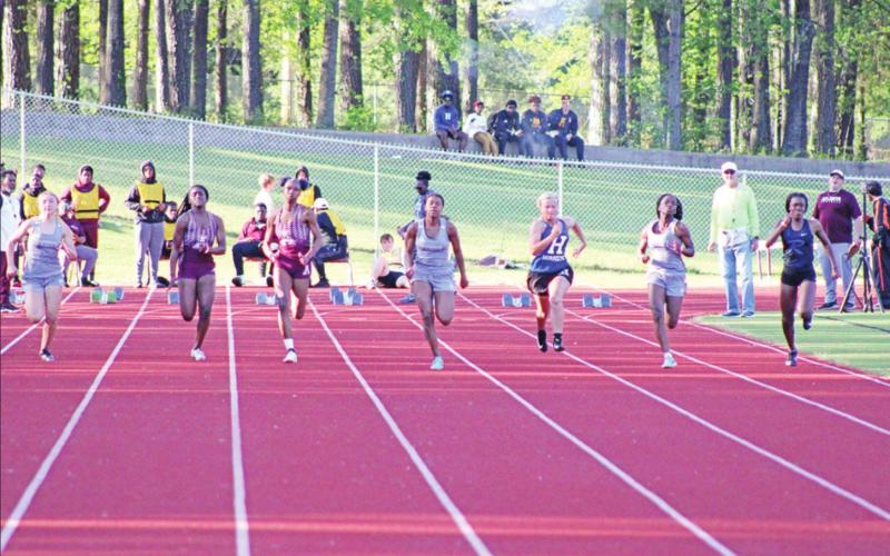 Brahmas compete at District 14-3A meet