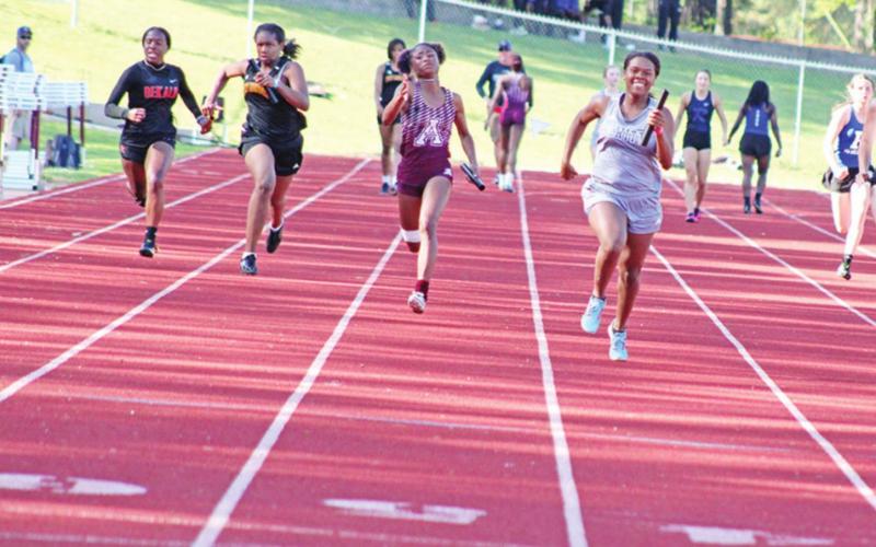 Brahmas compete at District 14-3A meet