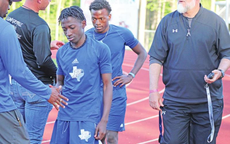 Brahmas compete at District 14-3A meet