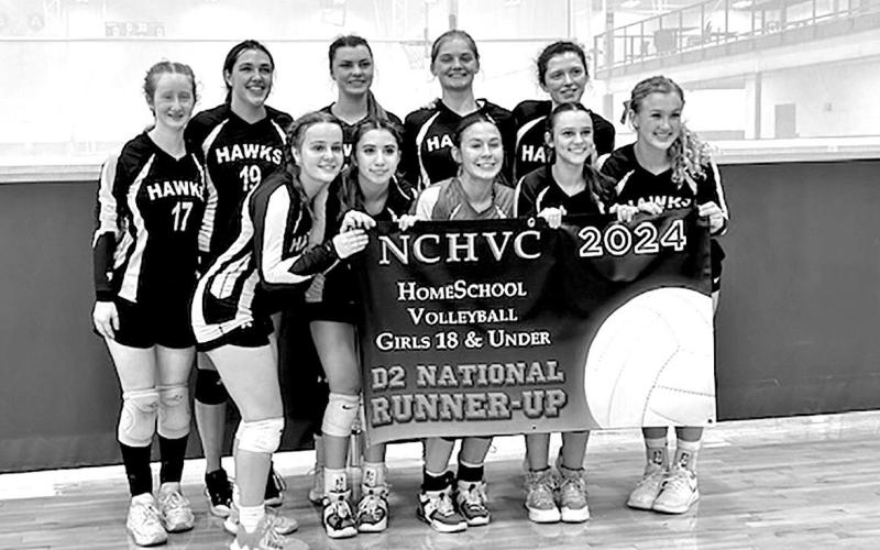 Hawks Varsity Volleyball Team win Gold Ball at nationals