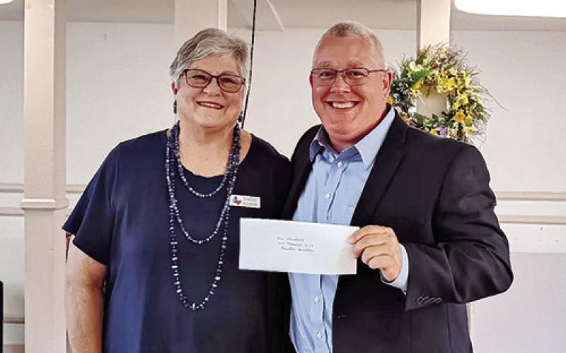 Dorothy McCarver and Judd Marshall, from Mt. Pleasant ISD