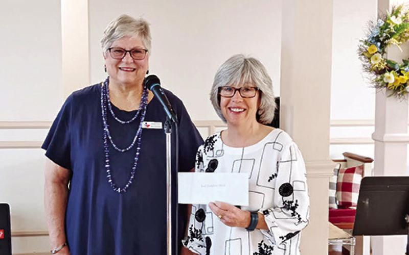 Dorothy McCarver and Leigh Ann Minn, Pastor at First Presbyterian Church. PHOTOS BY: ENDA HERZOG &amp;amp; DAVE SHABAZ
