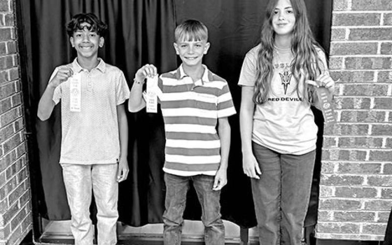 Chapel Hill Elementary and Jr. High represented at Titus County Fair Academic Rodeo