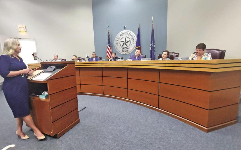 The Mt. Pleasant council spent a lengthy time looking over presented numbers for the city budget and taxes on Sept. 16